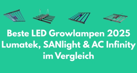 Beste LED Growlampen 2025 – Lumatek, SANlight & AC Infinity im Vergleich