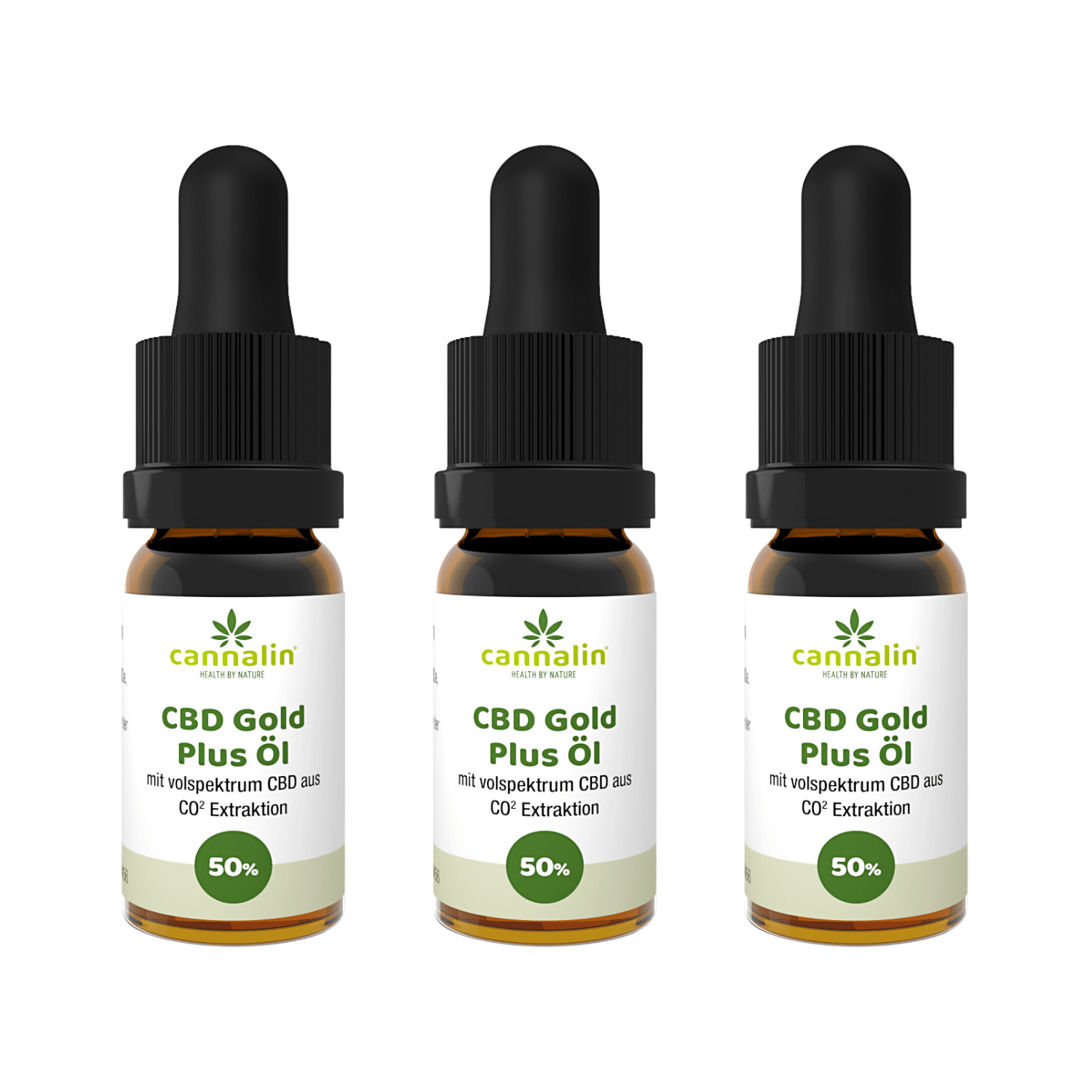 CBD Gold Öl 50% Angebot 10ml | 3 zum Preis von 2