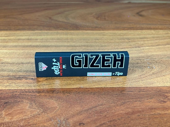 GIZEH BLACK® King Size Slim + Tips