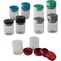 Black Leaf Alu-Grinder 3-tlg. mit Glas