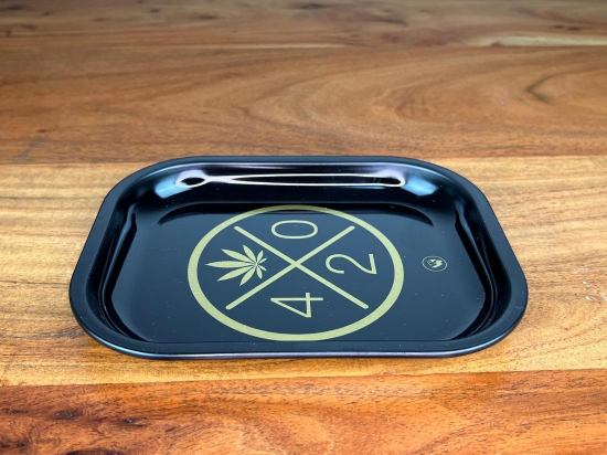 420 Black & Gold Metall Tray