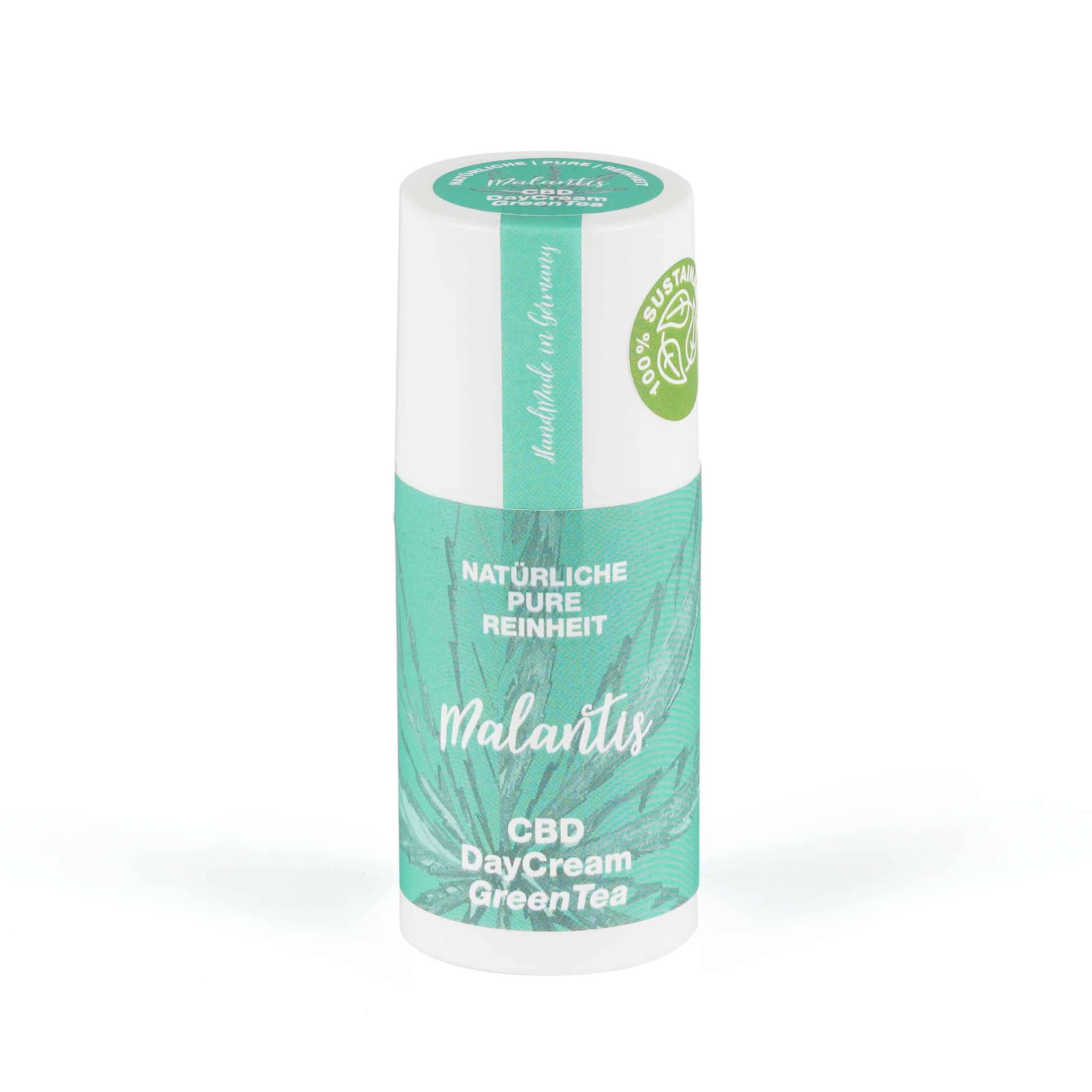 Malantis CBD DayCream GreenTea - 30ml