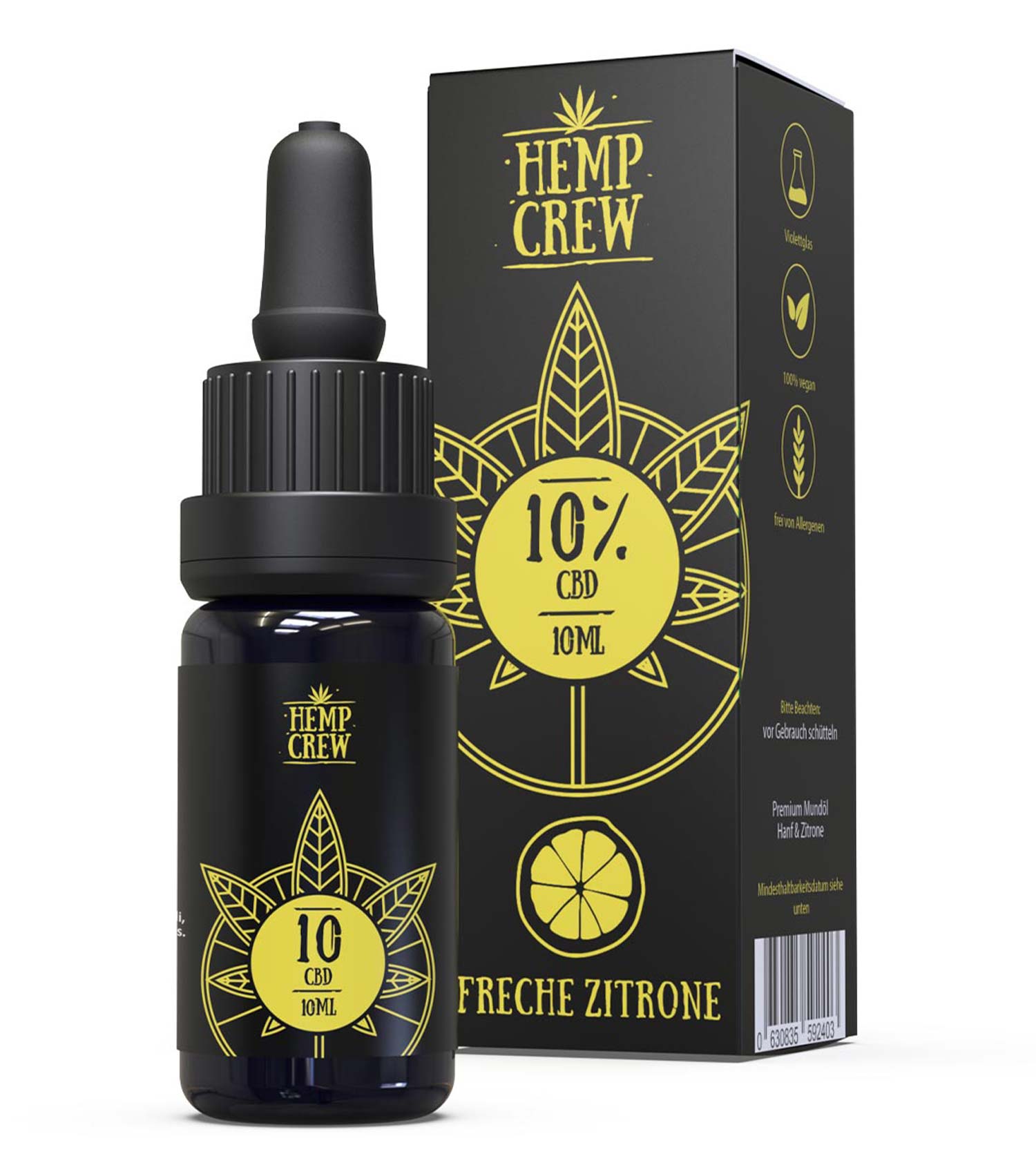 CBD Öl Freche Zitrone - HempCrew