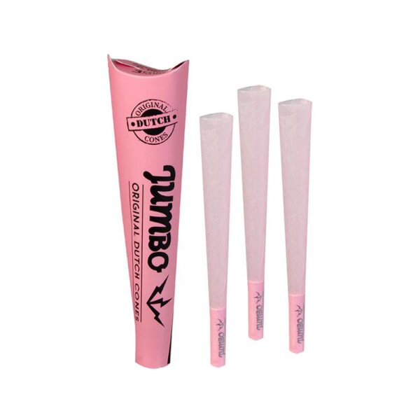 JUMBO Original Dutch PINK KING SIZE Pre-Rolled Papercones