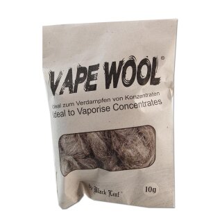 Black Leaf Vape Wool 10g - degummierte Hanffasern Wolle für den Vaporizer