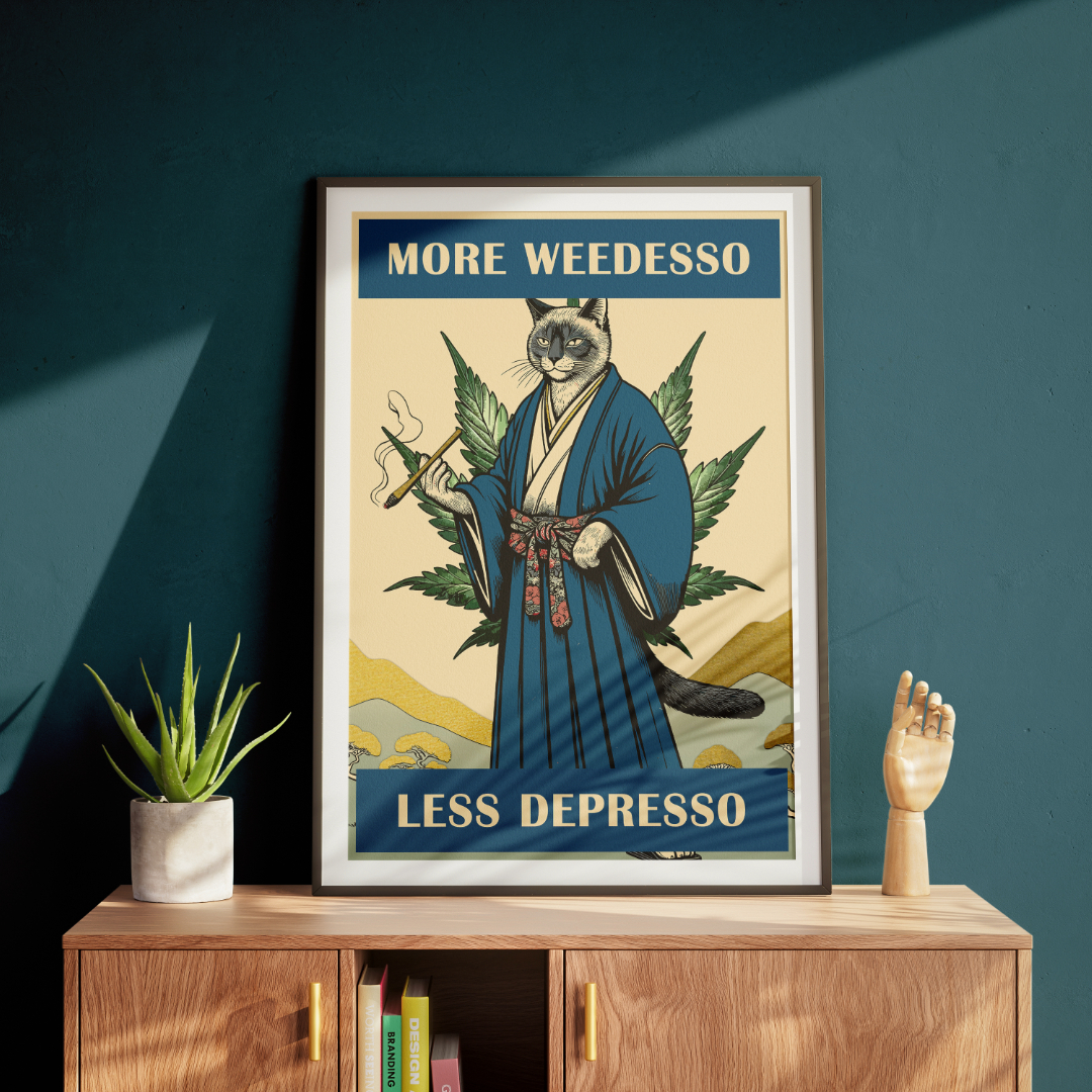 Poster “More Wedesso, Less Depresso”