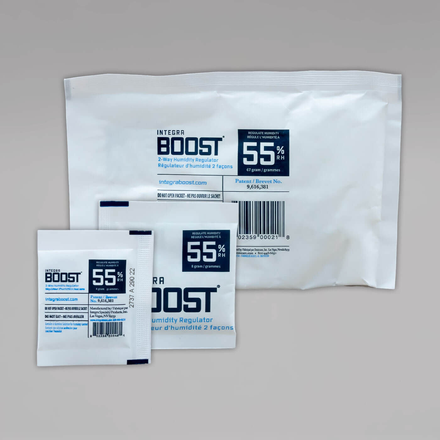 Integra Boost Humidity Pack 55%, 4g, 8g oder 67g