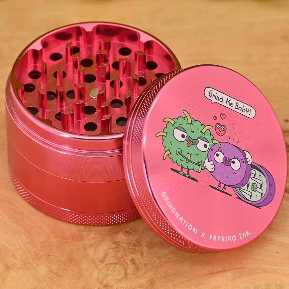 Grind me Baby - Grindnation x Papriko Aluminium Grinder ⌀63mm