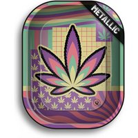 FIRE-FLOW Rolling Tray LEAVES 36 4/4 Metallic