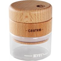 RYOT GR8TR Buchenholz Grinder mit Glasgefäß klar