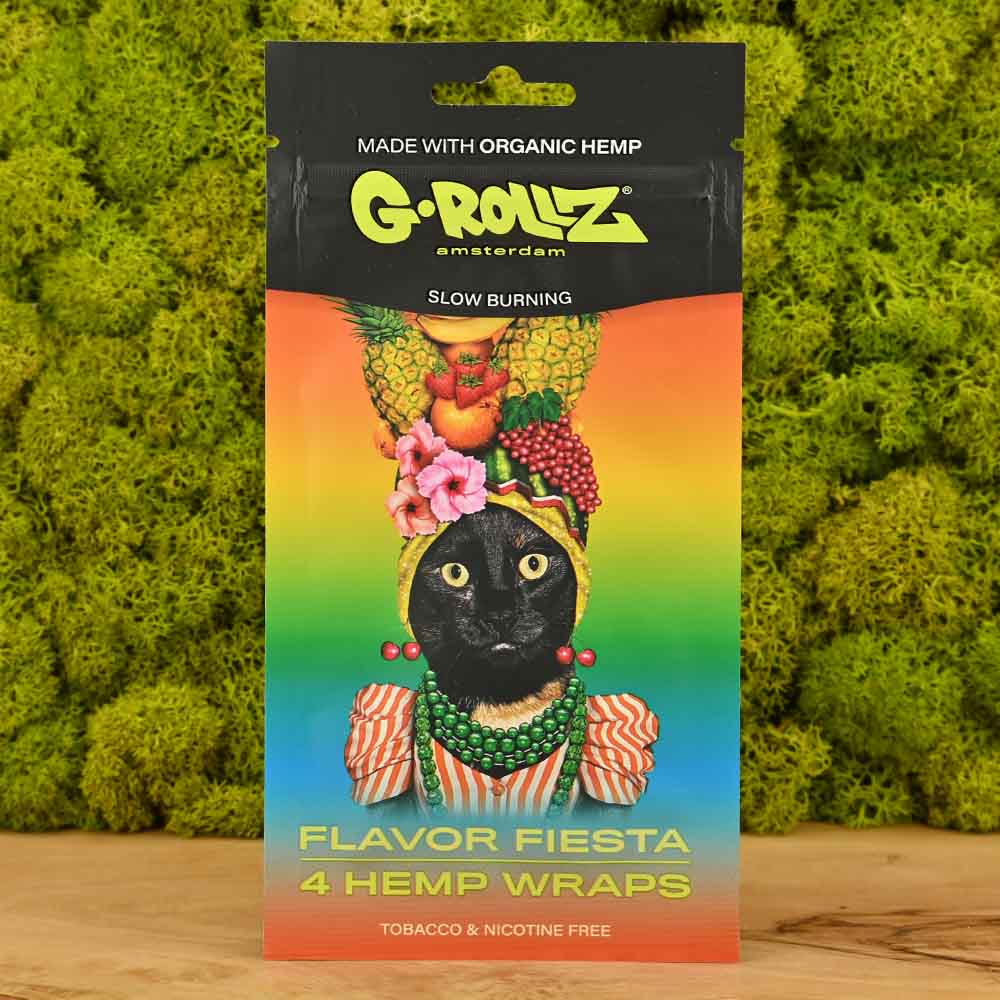 G-ROLLZ "Flavor Fiesta" (Multifruit) 4 Hemp Wraps