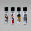 Clipper Feuerzeug, Abstrakt, Black Cap