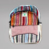 Himalayan Hemp Backpack, Colourful Stripes