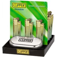 metal by CLIPPER Metallfeuerzeuge GREEN GRADIENT