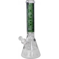 BLAZE GLASS Sandblazer Beaker Bong Ice grün