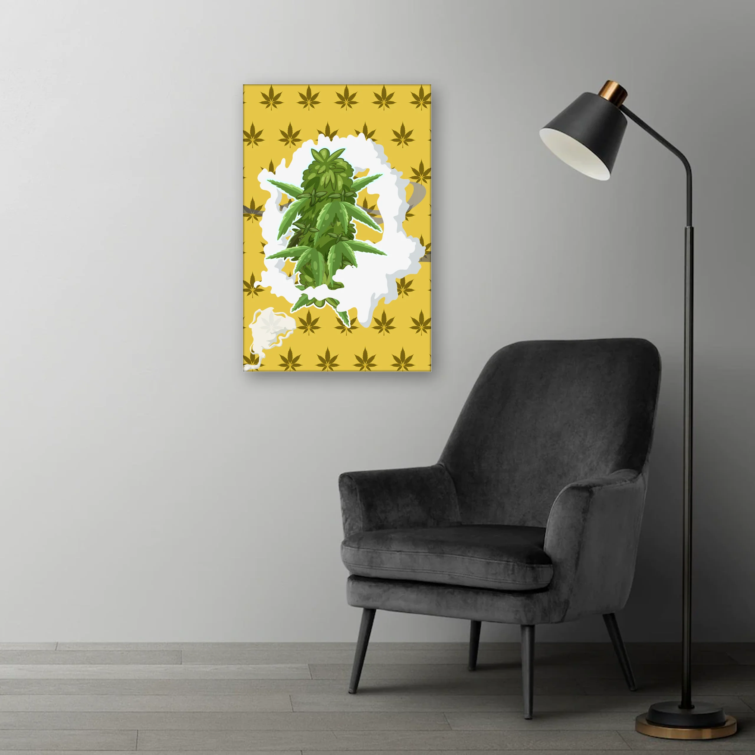 Stoffbild Fresh Bud (Ausführung: Nur Stoffbild, Größe: 40x60 CM)