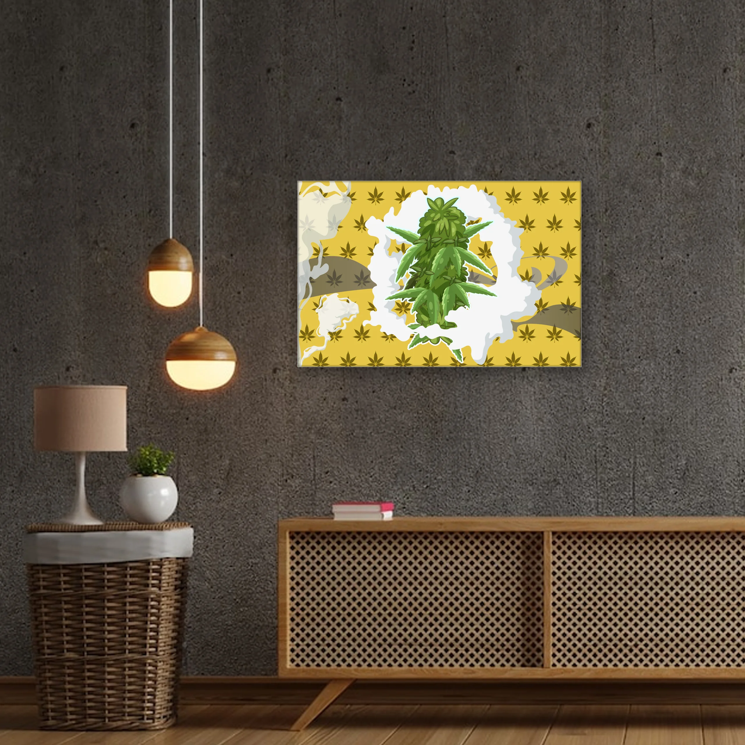 Stoffbild Fresh Bud (Ausführung: Nur Stoffbild, Größe: 60×40 CM)