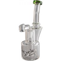 BLAZE GLASS Recycle Glasbubbler mit Perkolator