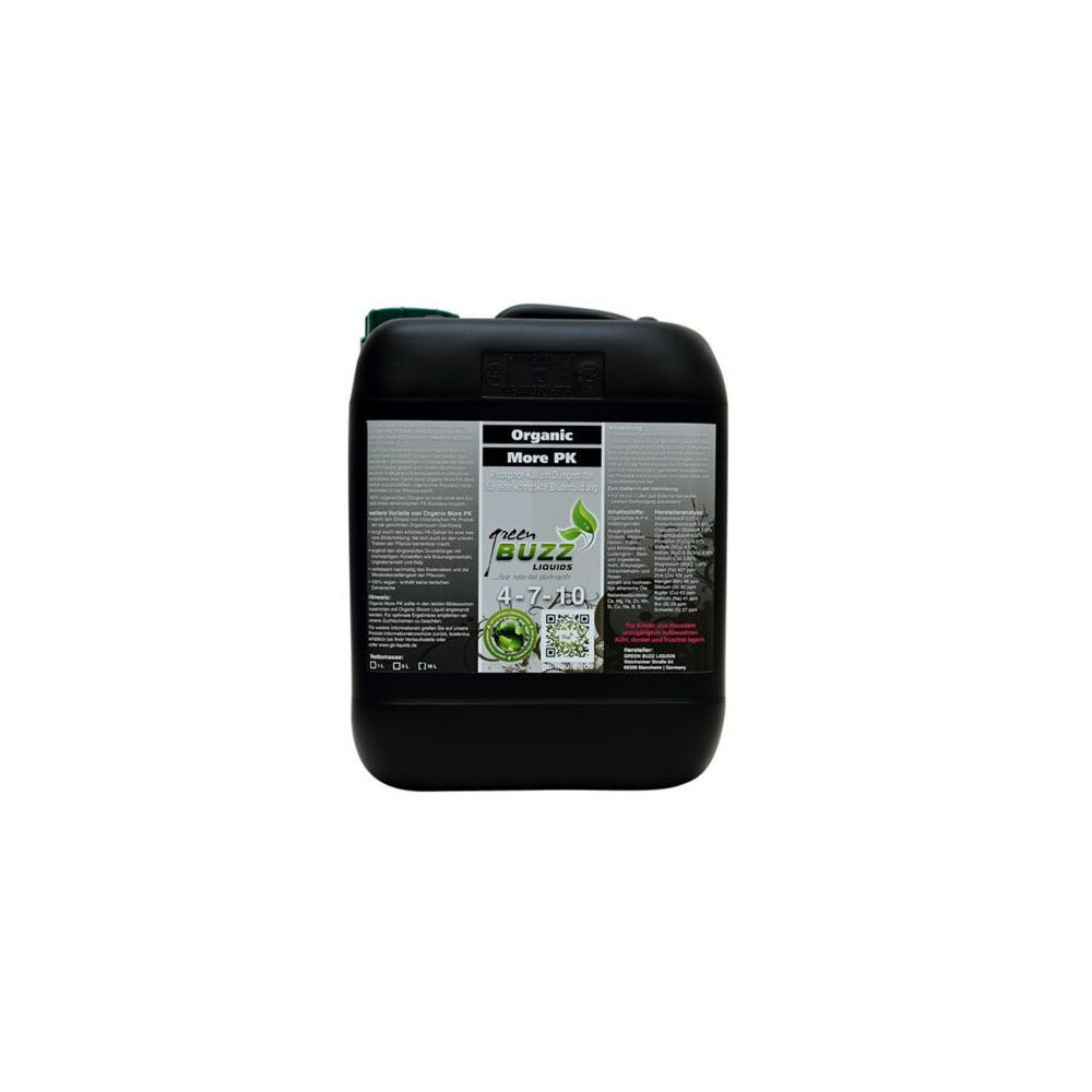 Green Buzz Nutrients Organic More PK 10L