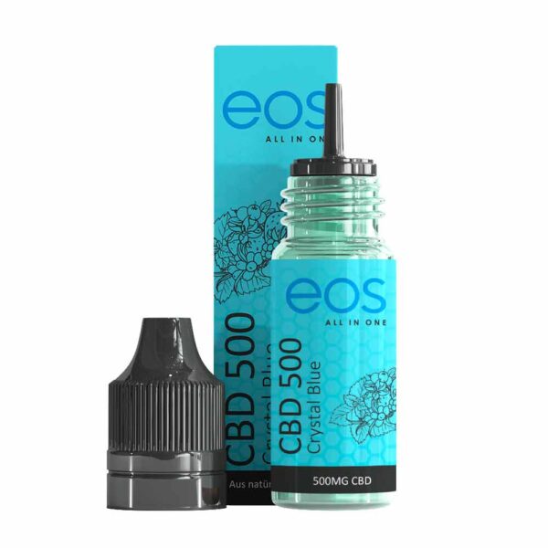 eos – CBD E-Liquid Crystal Blue 500mg Cannabidiol in 10ml