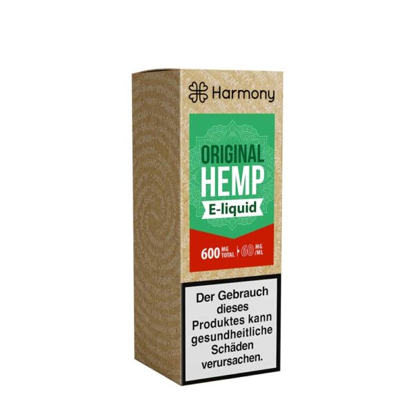 Harmony – Original Hemp – CBD E-Liquid mit 600mg CBD – 10ml – inkl. Steuer