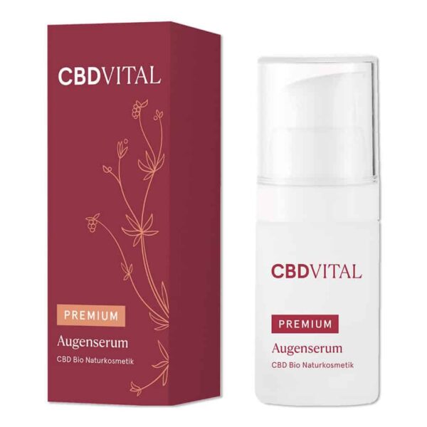 CBD VITAL – Premium – Augenserum – CBD Serum mit (75mg) CBD – 15ml