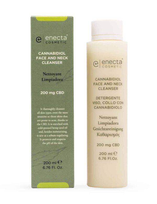 enecta Gesichtsreiniger 200 mg CBD – 200 ml Face and Neck Cleanser