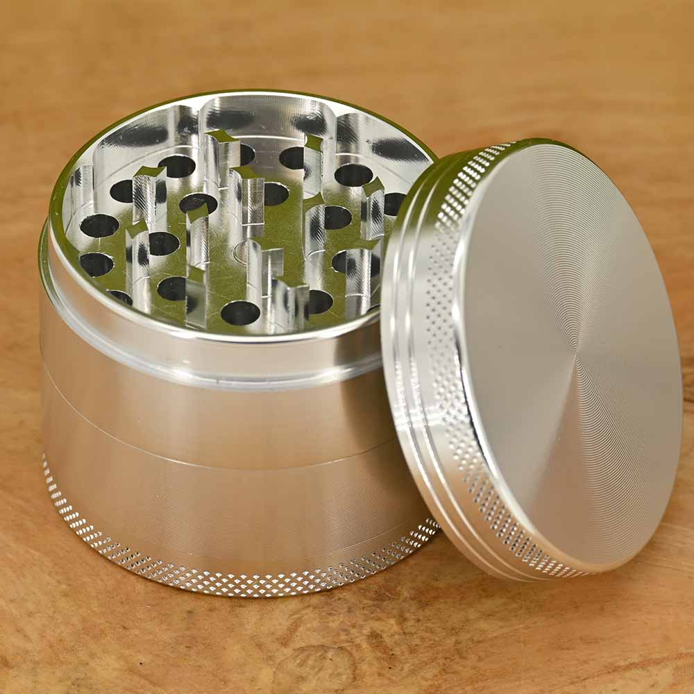 Aluminium Grinder - silber ⌀50mm