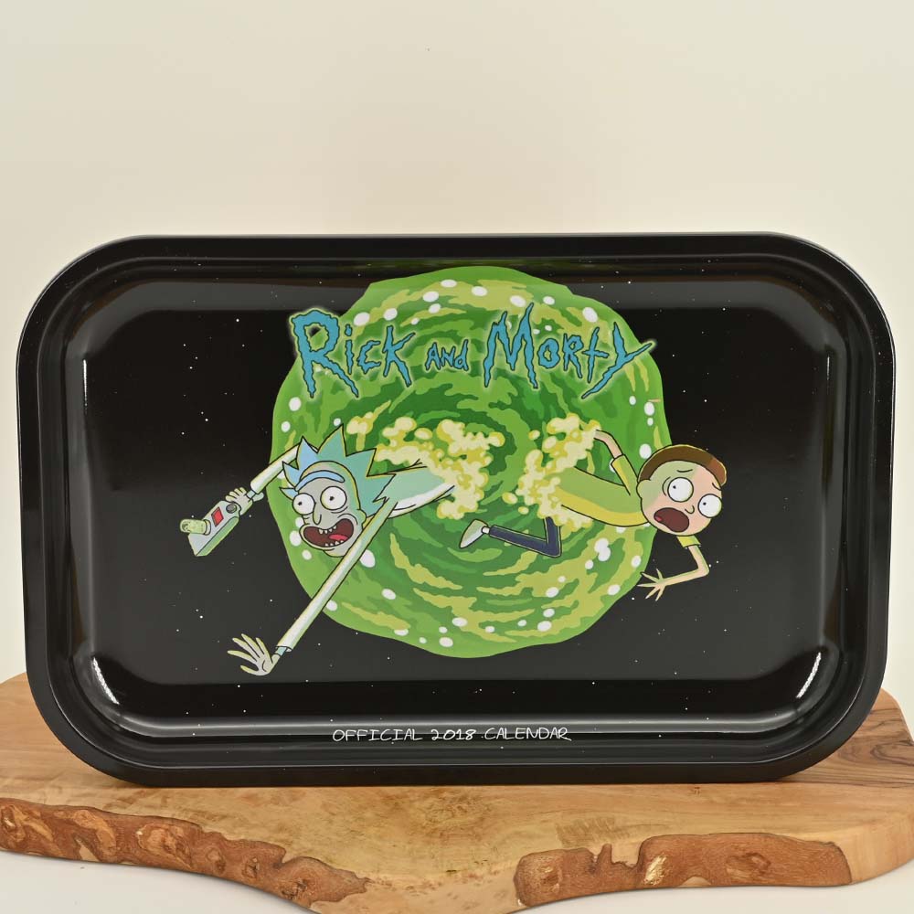 Rick & Morty Portal - Medium Rolling Tray