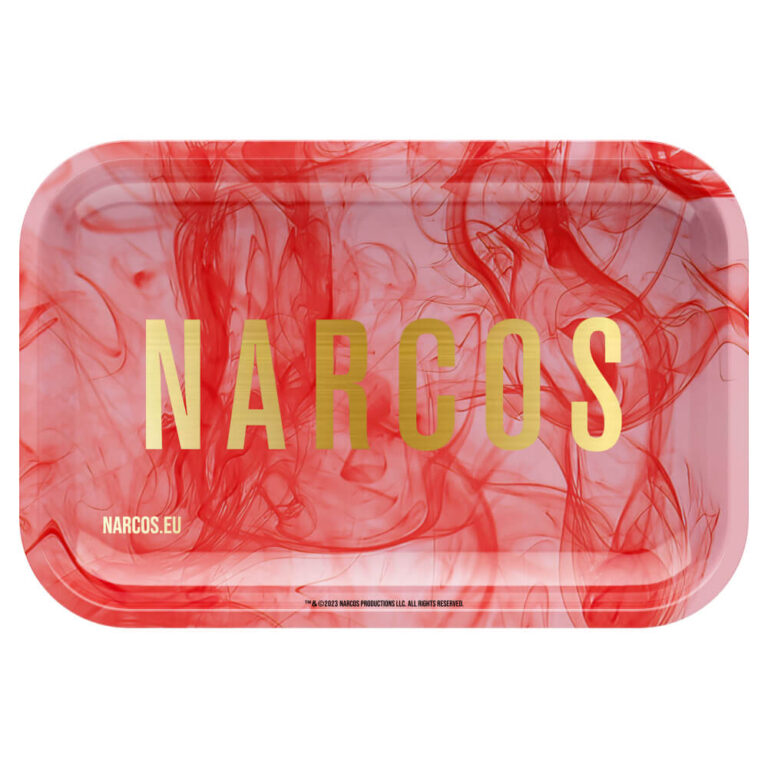 Narcos Metal Rolling Tray Pink