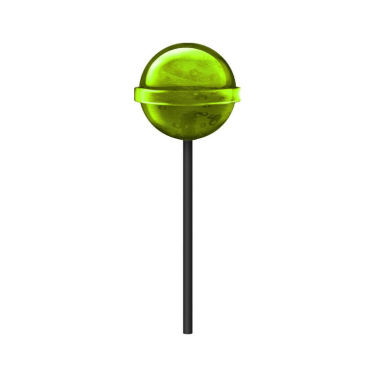 Bubbly Billy Buds Lollipops Sour Apple 10mg CBD