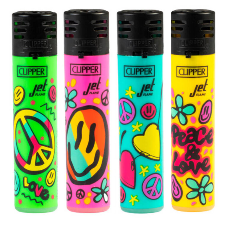 Clipper Jet Flame Lighters Hippie World