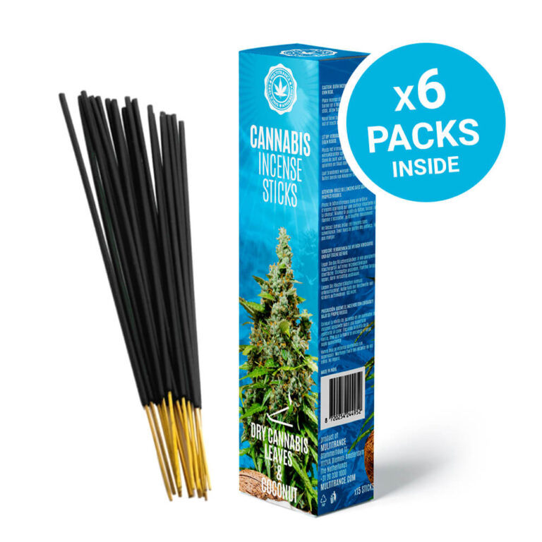 Cannabis Incense Sticks – Coconut and Dry Cannabis Leaves Scented