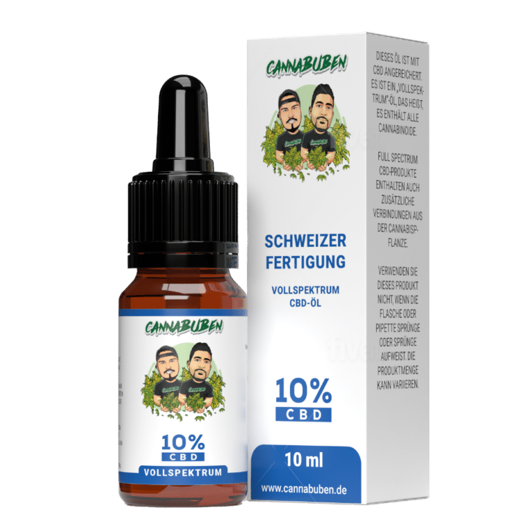 Cannabuben CBD ÖL - Vollspektrum 10%