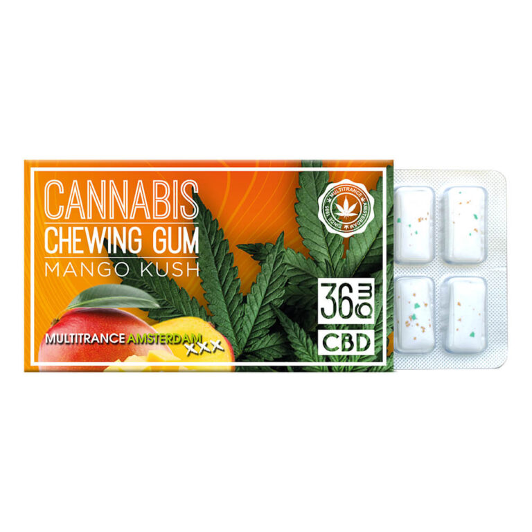 Haze Cannabis Chewingums Mango 36mg CBD