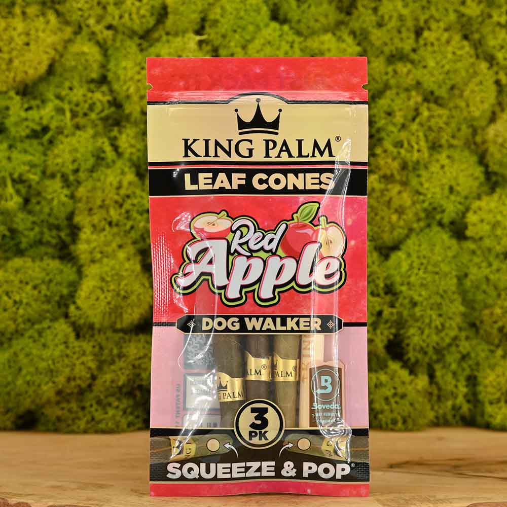 King Palm Dog Walker Cones | Red Apple (0,5g)