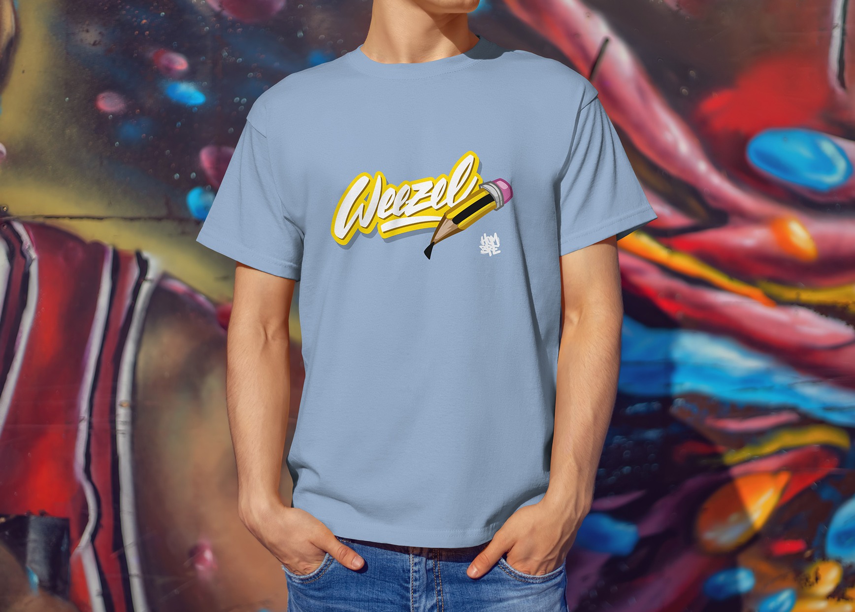 Logo T-Shirt Creative Weezel (Größe: XL)