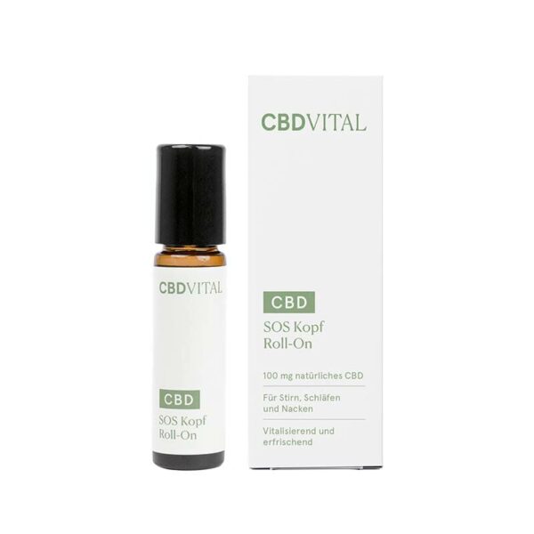 CBD VITAL SOS CBD Kopf Roll-On mit (100mg) CBD – 10ml