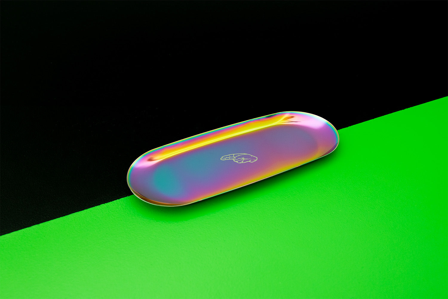 Edelstahl Tray Rainbow