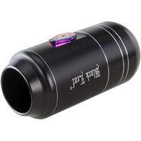 Black Leaf Aluminium Rauchfilter Pfeife schwarz