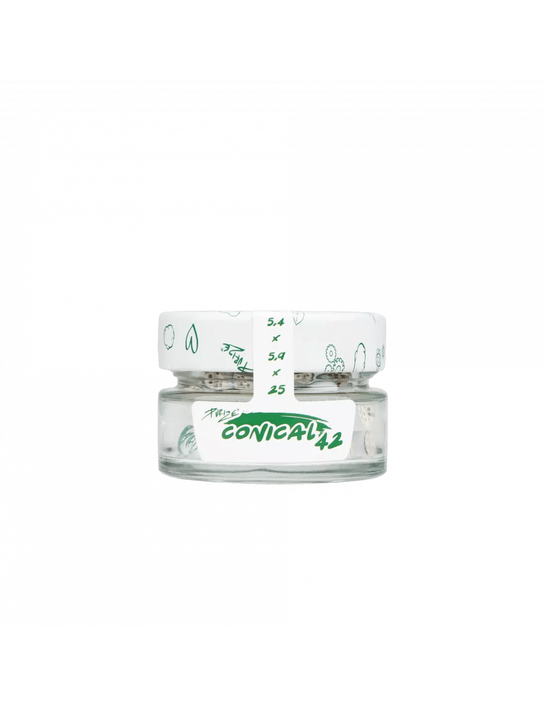 Purize – XTRA Slim CONICAL Aktivkohlefilter 42 Stück