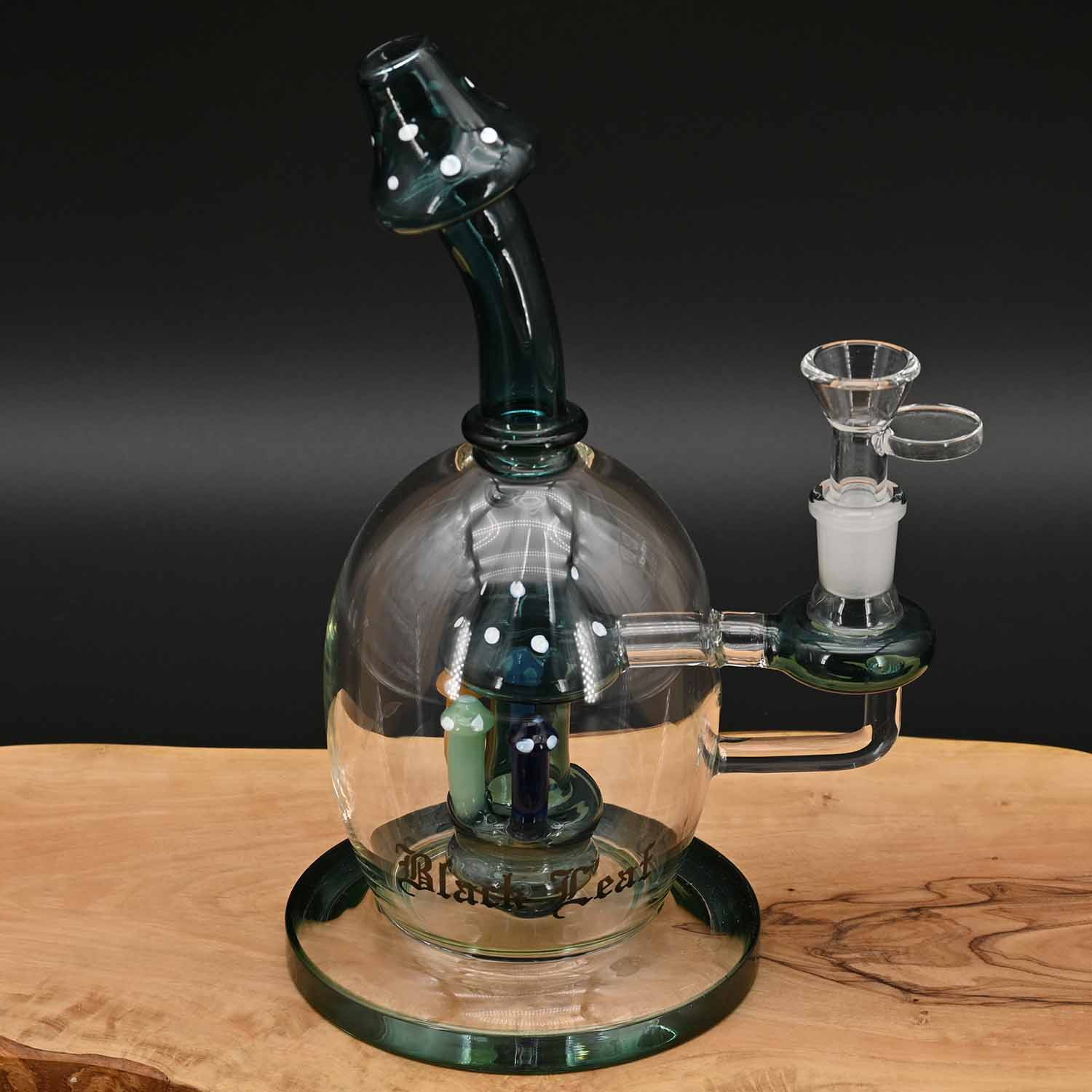 Black Leaf - Bubbler Bong "Mushrooms" mit Lochdiffusor