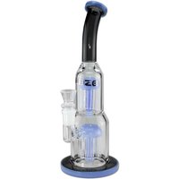 Blaze Glass Glasbong 2x Baumperko schwarz-blau