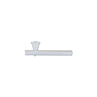 bong-discount Handpfeife, Glaspfeife, KAWUMM | 100 x 7 mm | Glas, klar