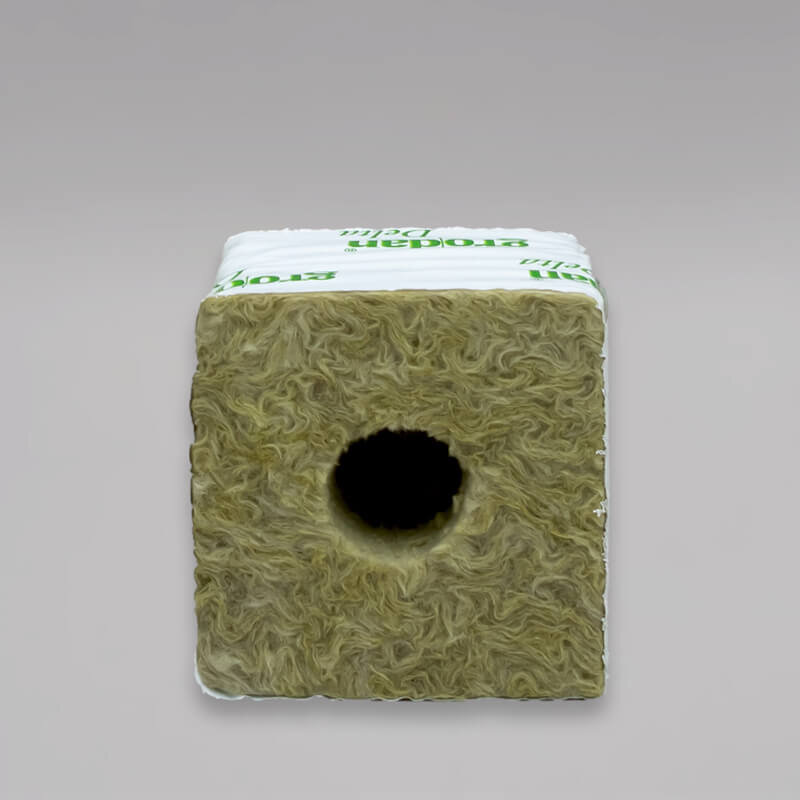 Grodan Kulturblock, kleines/großes Loch, 7,5 x 7,5 x 6,5cm