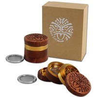 Black Leaf Maori Alu- Holzgrinder 4-tlg.
