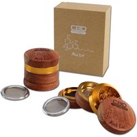 Black Leaf CBD Alu- Holzgrinder 4-tlg.