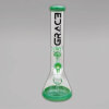 Grace Glass Limited Edition Green Beaker, Perkolator Bong, 37 cm, 18,8er