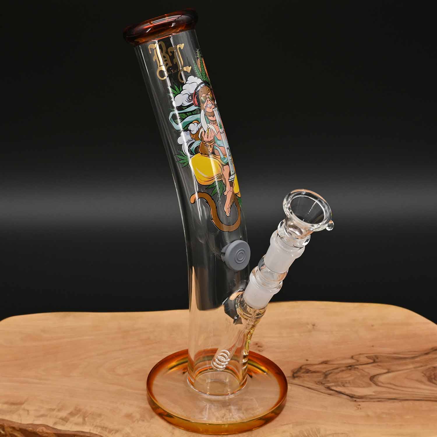 Black Leaf Hanuman Bong (25cm)