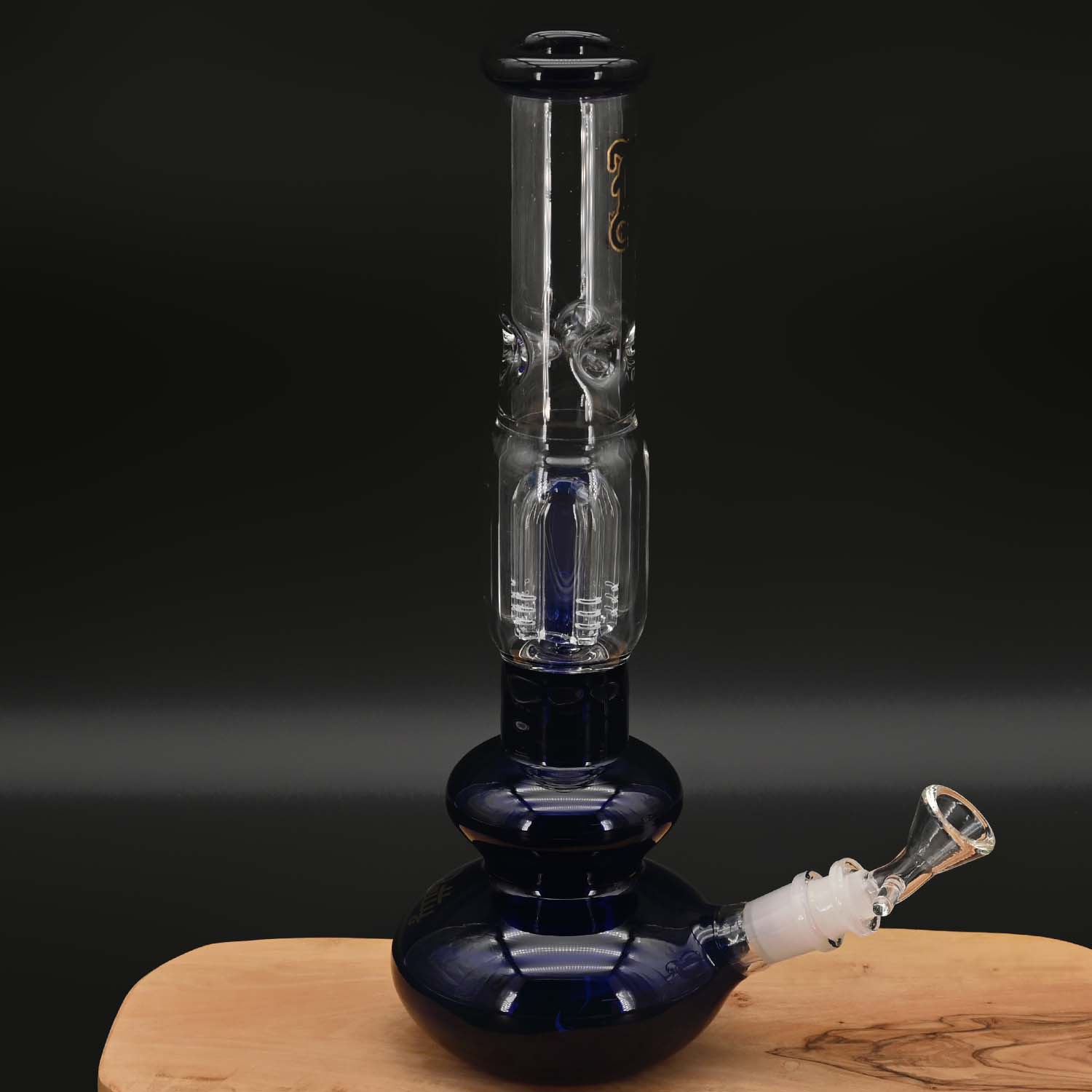 Black Leaf Blue Betty Icebong mit 5-Arm Perkolator (32cm)